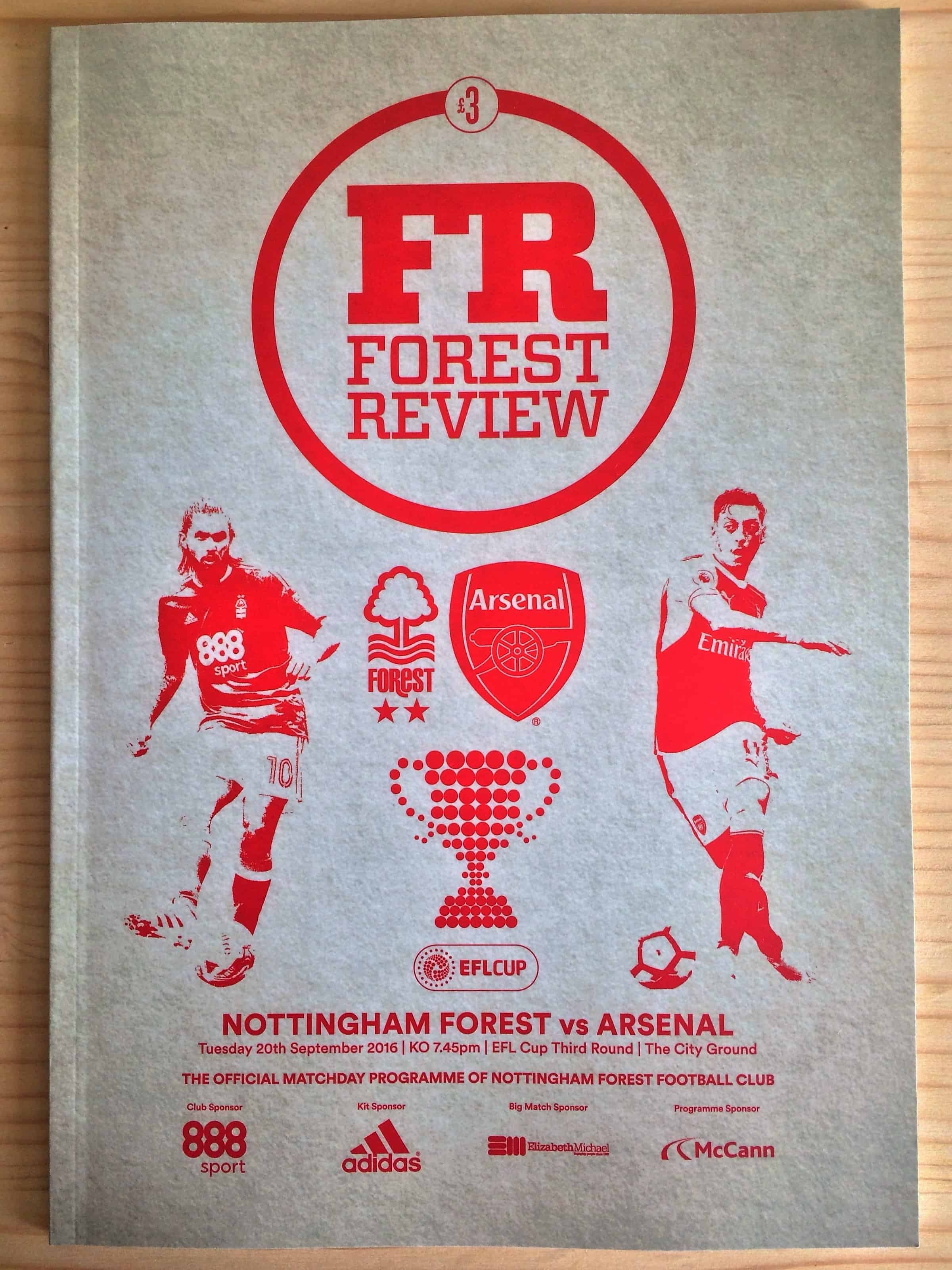 Nottingham Forest FC v Arsenal FC